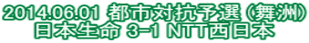2014.06.01 �s�s�΍R�\�I (���F) ���{���� 3-1 NTT�����{